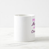 Stolze Mutter eines Osteopathen Kaffeetasse (Mittel)