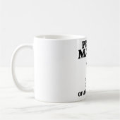 Stolze Mutter eines Schnauzer Kaffeetasse (Links)