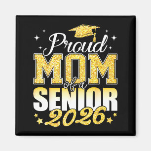 Stolze Mutter eines Seniors 2026 Abschlussjahrgang Magnet