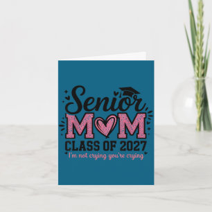 Stolze Mutter eines Seniors der Abschlussklasse 20 Karte