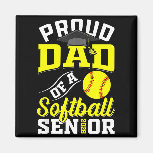 Stolze Mutter eines Softball-Abschlussjahrgangs 20 Magnet