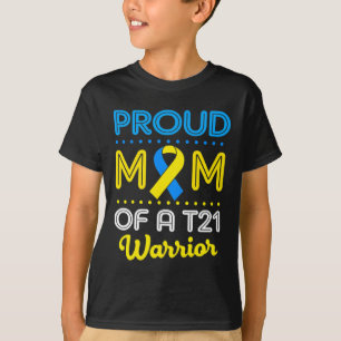 Stolze Mutter eines T21 World Down-Syndrom-Bewusst T-Shirt