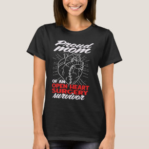 Stolze Mutter eines Überlebenden einer offenchirur T-Shirt