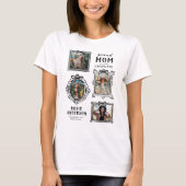 Stolze Mutter Foto-Collage Absolvent T-Shirt (Vorderseite)