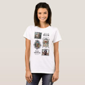 Stolze Mutter Foto-Collage Absolvent T-Shirt (Vorne ganz)
