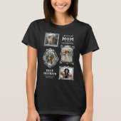 Stolze Mutter Foto-Collage Absolvent T-Shirt (Vorderseite)