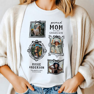 Stolze Mutter Foto-Collage Absolvent T-Shirt