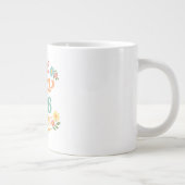 Stolze Mutter Geschenk für Absolventen 2026 Jumbo-Tasse (Rechts)