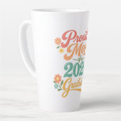 Stolze Mutter Geschenk für Absolventen 2026 Milchtasse (Linke Ecke)
