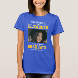 Stolze Mutter Klasse Absolvent Eltern individuell T-Shirt