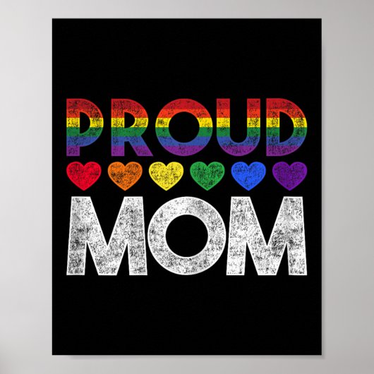 Stolze Mutter Lgbt Poster (Vorne)