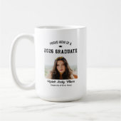 Stolze Mutter Senior Individuelles Jahr Absolvente Kaffeetasse (Links)