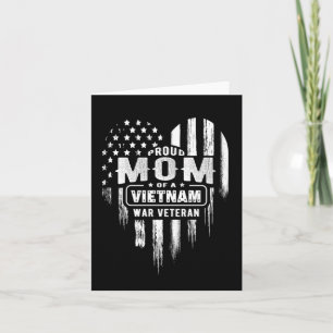 Stolze Mutter Vietnam Veteran Sohn Veterans Day Karte