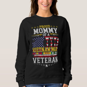 Stolze Mutter Vietnamkriegsveteran passt mit Tocht Sweatshirt