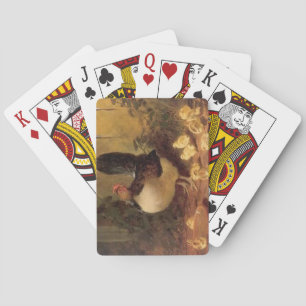 Stolze Mutterhenne und ihre Hühner (Baby Chickens) Spielkarten