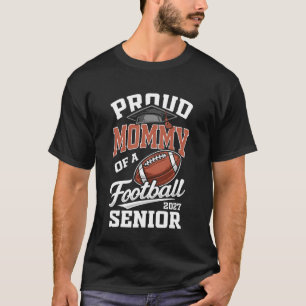 Stolze Mutti eines Football-Absolventen der Abschl T-Shirt