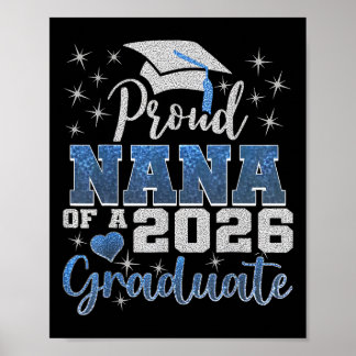 Stolze Nana eines Cl von 2026 Absolvent 2026 Senio Poster