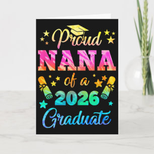 Stolze Nana eines Cl von 2026 Absolvent Senior 26  Karte