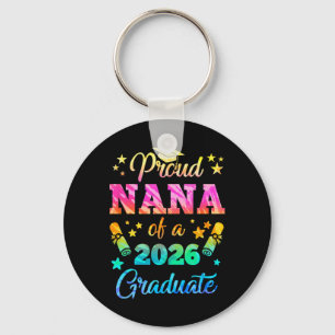 Stolze Nana eines Cl von 2026 Absolvent Senior 26 Schlüsselanhänger