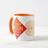 Stolze Nation Bright Future Tasse (Vorderseite Links)