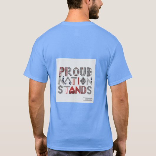 Stolze Nation Stands T-Shirt (Rückseite)