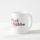 Stolze neue Bubbe Baby-Abdrücke Kaffeetasse (VorderseiteRechts)