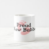 Stolze neue Bubbe Baby-Abdrücke Kaffeetasse (Mittel)