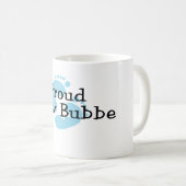 Stolze neue Bubbe Baby-Abdrücke Kaffeetasse (VorderseiteRechts)