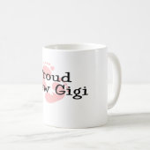 Stolze neue Gigi Baby-Abdrücke Kaffeetasse (VorderseiteRechts)