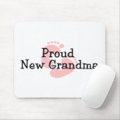 Stolze neue Großmutter-Baby-Abdrücke Mousepad (Mit Mouse)