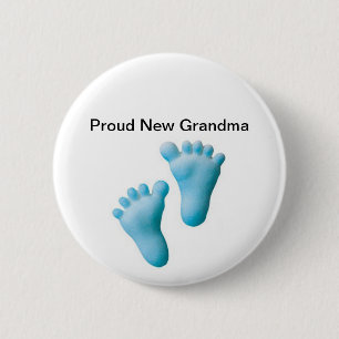 Stolze neue Großmutter Button