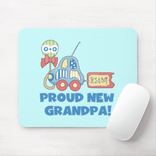 Stolze neue Großmutter Es ist ein Junge Tjirts und Mousepad (Mit Mouse)