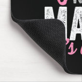 Stolze neue Mama Es ist ein Mädchen Mutter bald we Mousepad (Ecke)