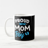 Stolze neue Mutter Es ist ein Junge Es ist ein Jun Kaffeetasse (Links)
