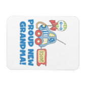 Stolze neue Oma Es ist ein Junge Geschenke Magnet (Horizontal)