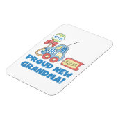 Stolze neue Oma Es ist ein Junge Geschenke Magnet (Linke Seite)