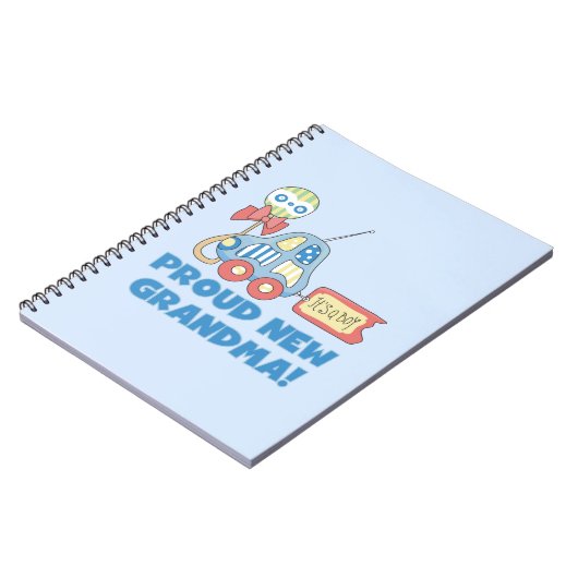 Stolze neue Oma Es ist ein Junge Geschenke Notizblock (Linke Seite)