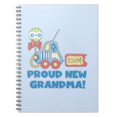 Stolze neue Oma Es ist ein Junge Geschenke Notizblock (Vorderseite)