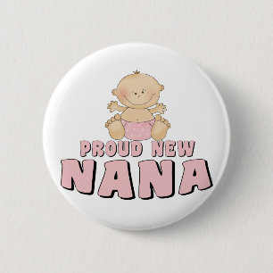 Stolze neue Oma T-Shirt Button