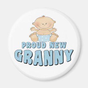 Stolze neue Oma T-Shirt Magnet