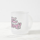 Stolze neue Tante-Hemden und Geschenke Mattglastasse (VorderseiteRechts)