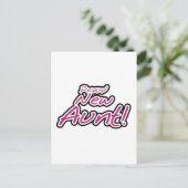 Stolze neue Tante-Hemden und Geschenke Postkarte (Stehend Vorderseite)