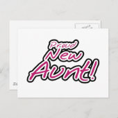Stolze neue Tante-Hemden und Geschenke Postkarte (Vorne/Hinten)