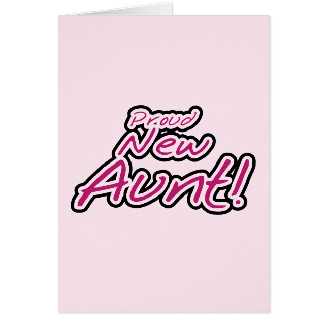 Stolze neue Tanten-T-Shirts und Geschenke (Vorne)