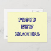 Stolze neue Texttücher der Großuniversität Postkarte (Vorne/Hinten)