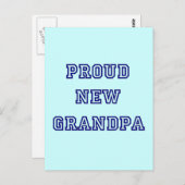 Stolze neue Texttücher der Großuniversität Postkarte (Vorne/Hinten)