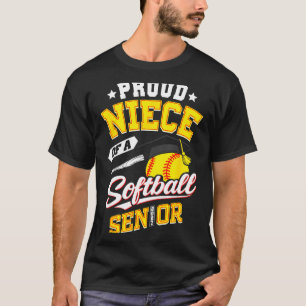Stolze Nichte eines Softball-Absolventen der Absch T-Shirt