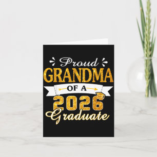 Stolze Oma 2026 Absolvent für Illustration Karte