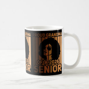 Stolze Oma eines 2026 Melanin Senior African Ame Kaffeetasse