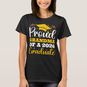 Stolze Oma eines 2026 personalisierten Abschlusses T-Shirt